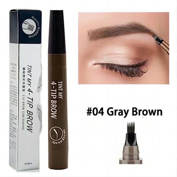 4-Tip Eyebrow Brush