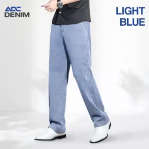 ADCDenim - All Day Comfort Straight Regular Fit Denim Trousers