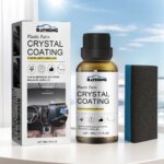 AutoGlow - Car Trim Restoration Crystal Coating + Applicator Sponge