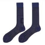 Bold Stripe Nylon Dress Socks