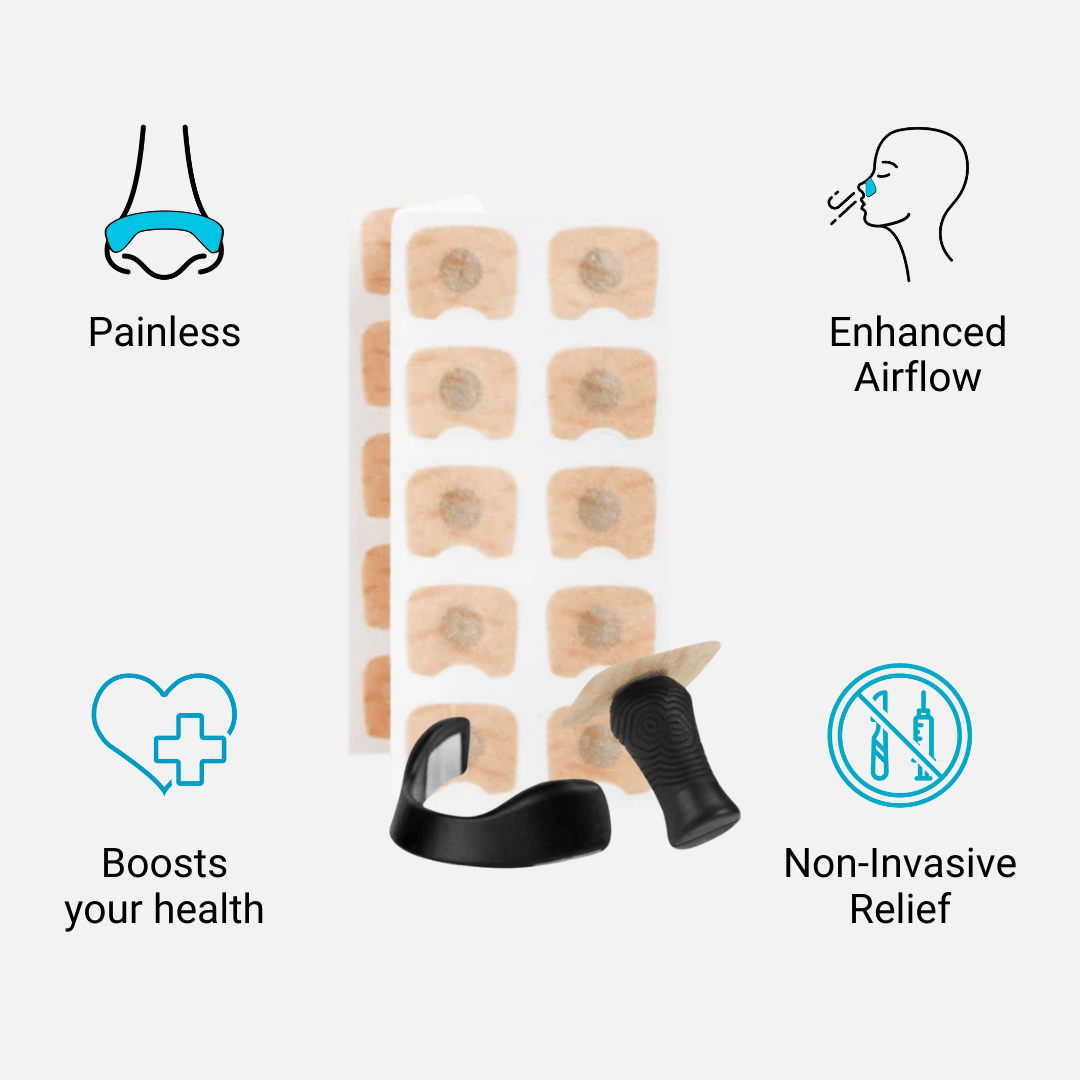 BreatheElite - Magnetic Breathing Enhancement Nasal Strips