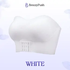 BreezyPush – Breathable Non-Slip Strapless Front Buckle Push-Up Bra