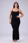 Built-In Shapewear Slip Maxi Dress