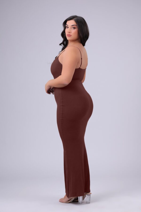 Built-In Shapewear Slip Maxi Dress