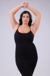 Built-In Shapewear Slip Maxi Dress