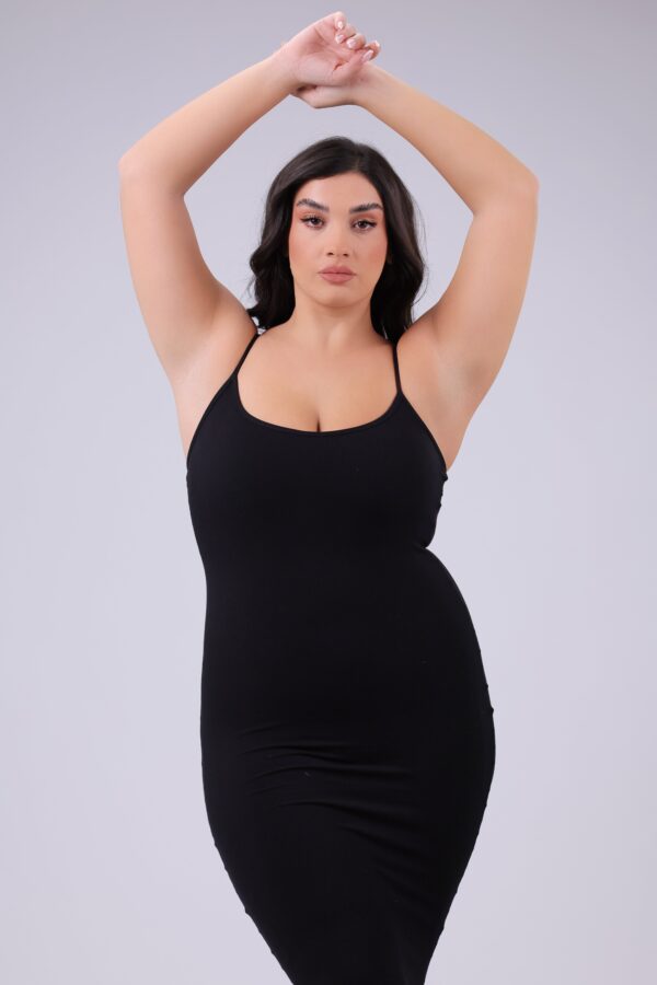 Built-In Shapewear Slip Maxi Dress