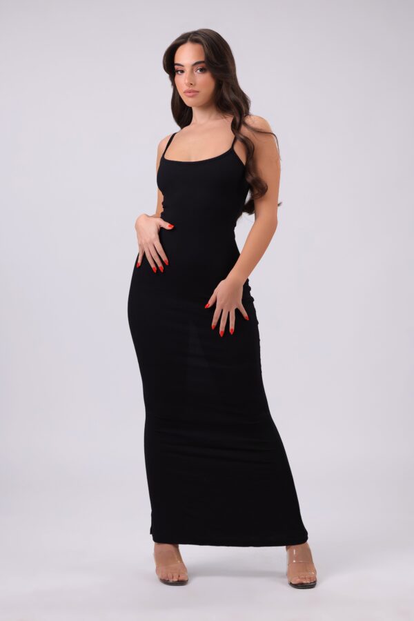 Built-In Shapewear Slip Maxi Dress