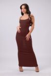 Built-In Shapewear Slip Maxi Dress