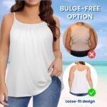 CamiBreeze - Loose-fit Built-in Bra Camisole