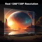 Dazzling LEDS Home Cinema Projector