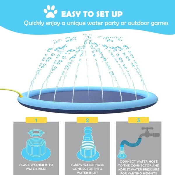 Dog Splash Sprinkler Pad