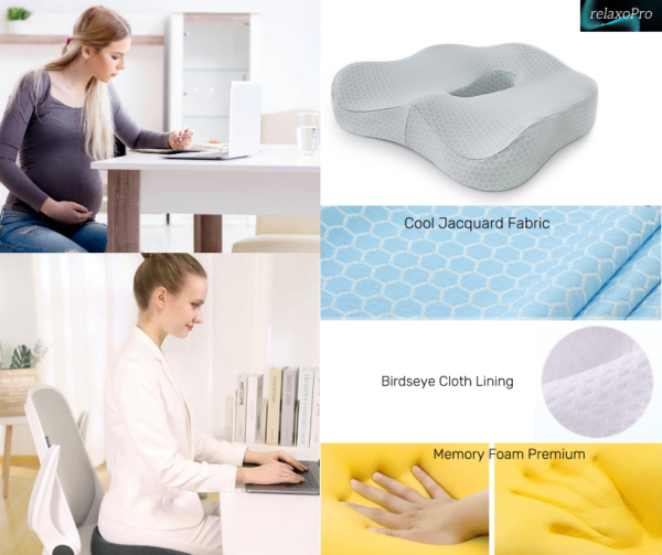 Ergonomic Memory Foam Chair Cushion