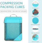 Expandable & Compression Packing Cubes - 6X Pcs