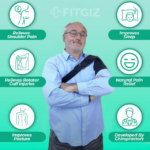 FitGiz Breathable and Comfortable Adjustable Shoulder Brace