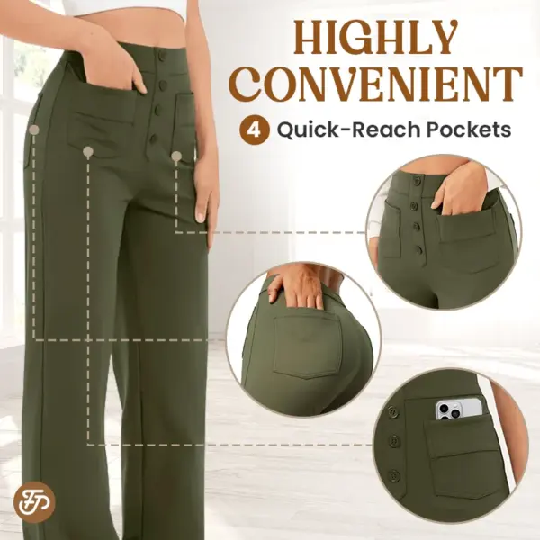 FlexiPants - Women’s Casual High Waist Stretch Pants