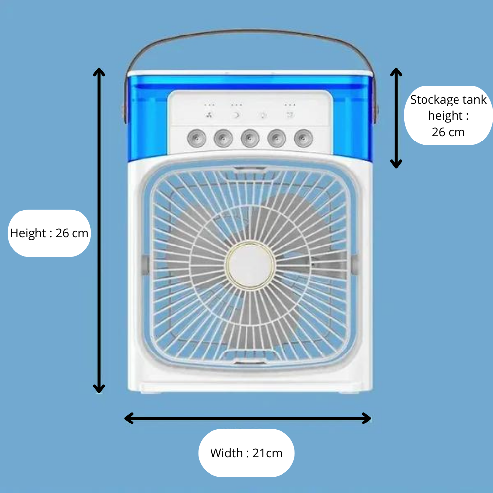 FreshAir Partner - Portable Humidifier Air Cooler