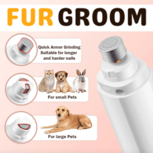 FurGroom Premium Electric Pet Nail Grinder