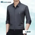 GentClassic - Men's Breathable Ice-Silk Stretch Shirt