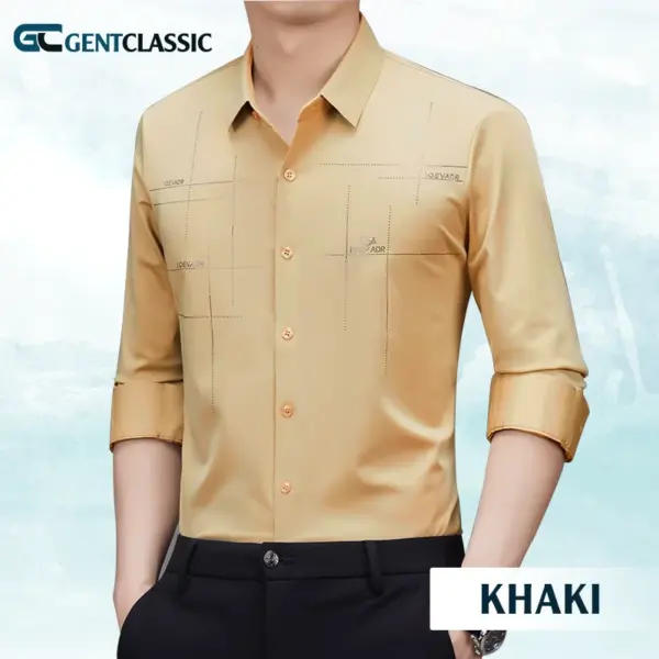 GentClassic - Men's Breathable Ice-Silk Stretch Shirt