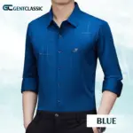 GentClassic - Men's Breathable Ice-Silk Stretch Shirt