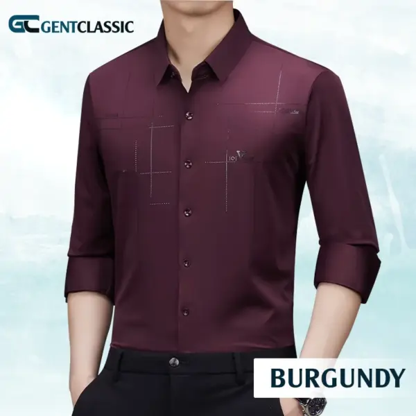 GentClassic - Men's Breathable Ice-Silk Stretch Shirt