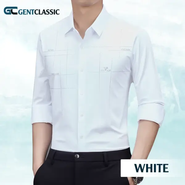 GentClassic - Men's Breathable Ice-Silk Stretch Shirt