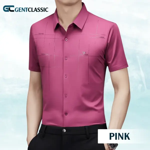 GentClassic - Men's Breathable Ice-Silk Stretch Shirt