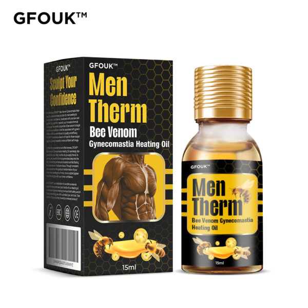 GFOUK MenTherm Bee Venom Gynecomastia Heating Oil