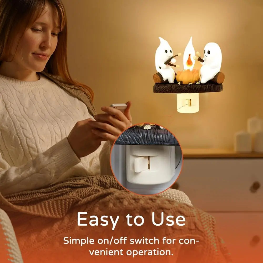 Ghostly Glow Campfire Nightlight