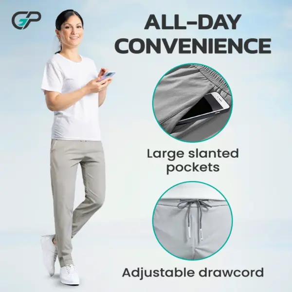 GlidePants - Unisex Quick Dry Pull-On Stretch Pants