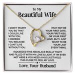 Heart Necklace - Beautiful Wife