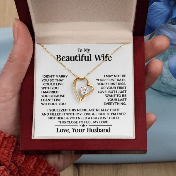 Heart Necklace - Beautiful Wife