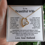 Heart Necklace - Beautiful Wife