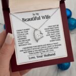 Heart Necklace - Beautiful Wife