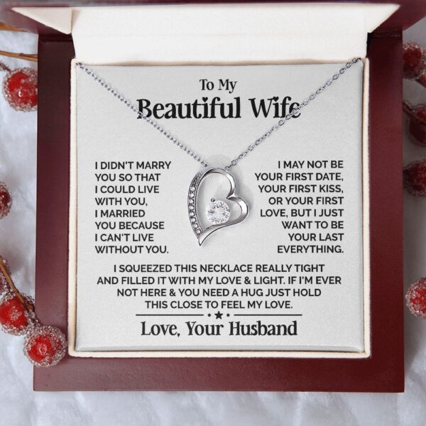 Heart Necklace - Beautiful Wife