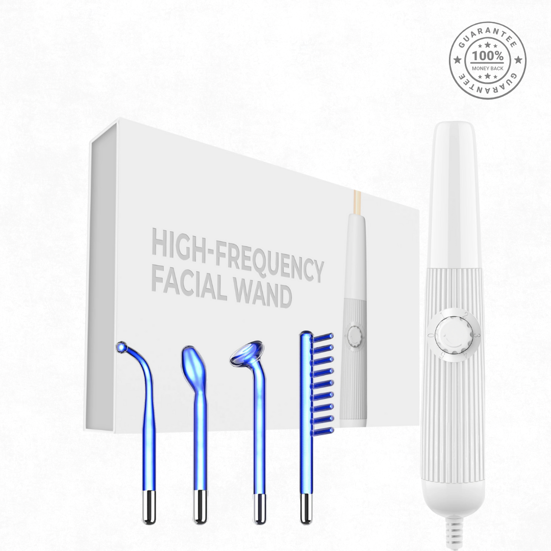 High-Frequency Facial Wand V2 with Fusion Applicators (Argon + Neon)