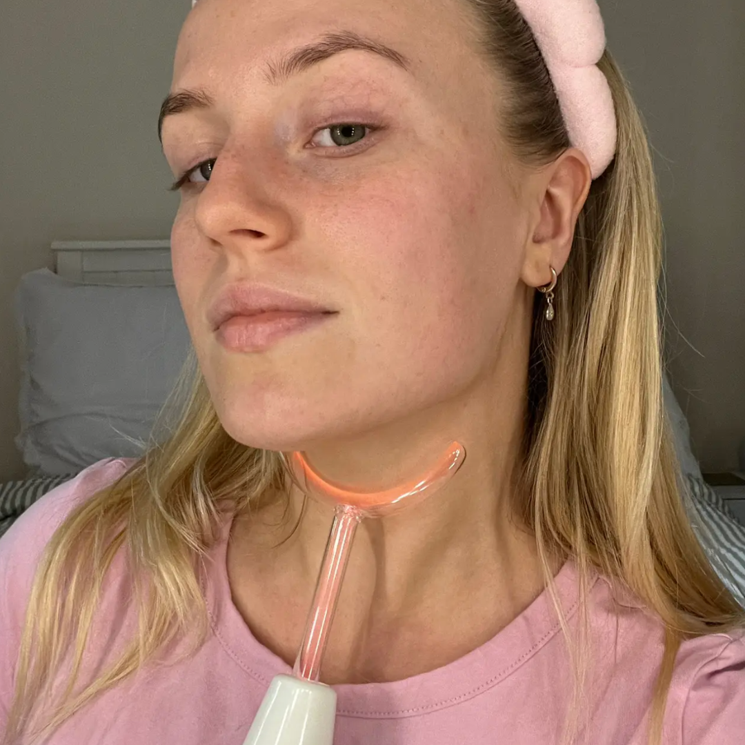 High-Frequency Facial Wand V2 with Fusion Applicators (Argon + Neon)