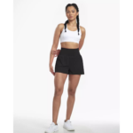 High Waisted 2-in-1 Yoga Shorts with Back and Side Pockets