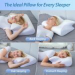 HOMCA Ergonomic Memory Foam Pillow