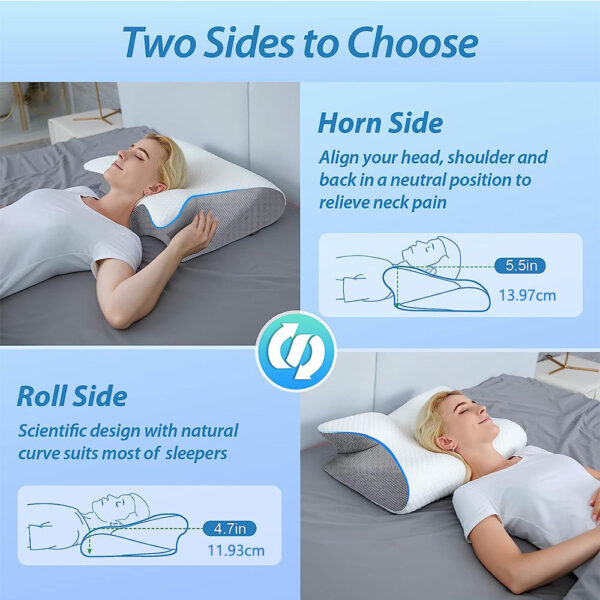 HOMCA Ergonomic Memory Foam Pillow