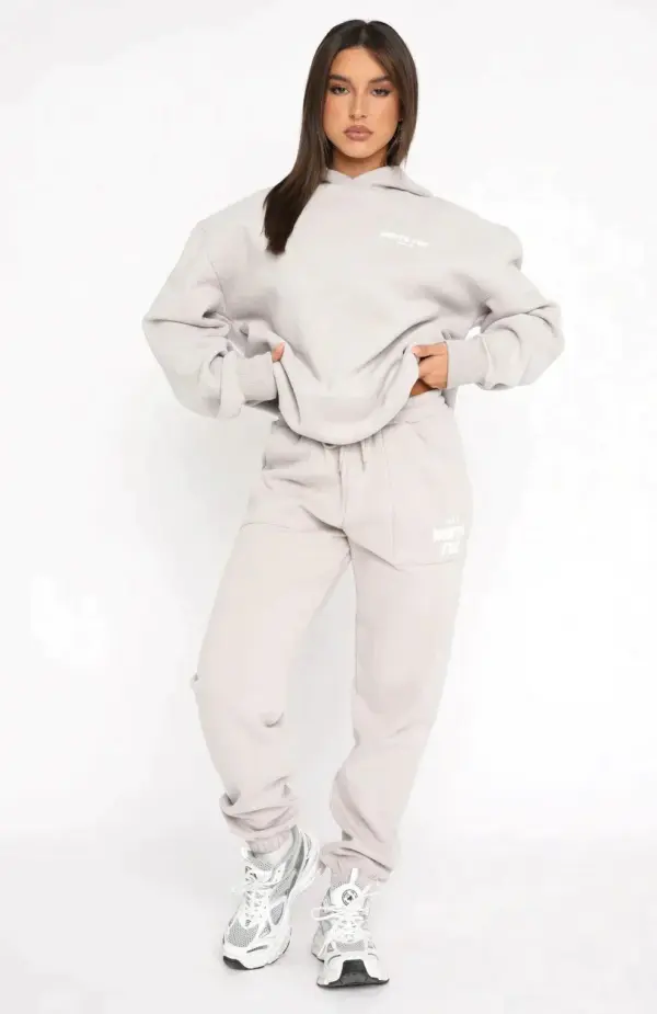 Hooded Sweatshirt And Trousers Set