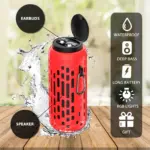 Jemcravo Waterproof Speaker with Earbuds