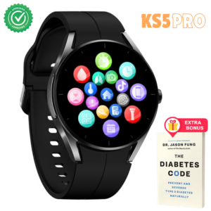 KS5 Pro – The Ultimate CGM Smartwatch with Laser Treatment