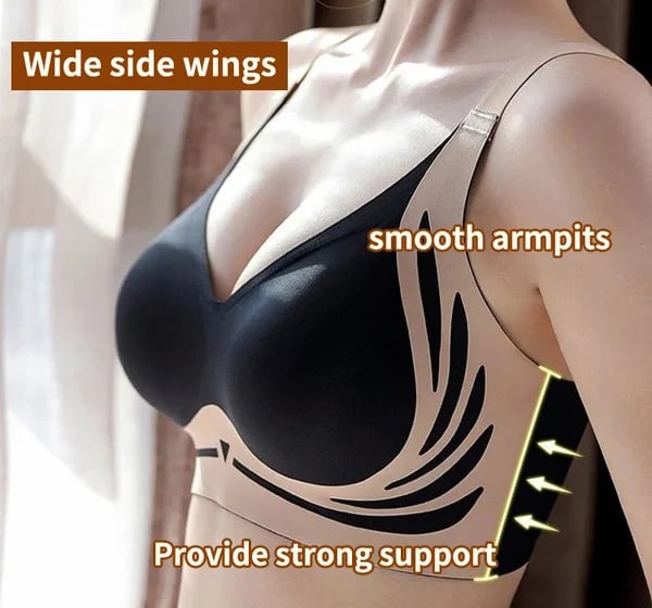 Last Day 49% Off - Super gather bra | Wireless Push-up Bra - No more sagging breasts