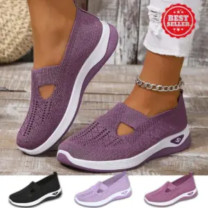 Last Day Promotion 40% OFF - Women's Woven Orthopedic Breathable Soft Shoes