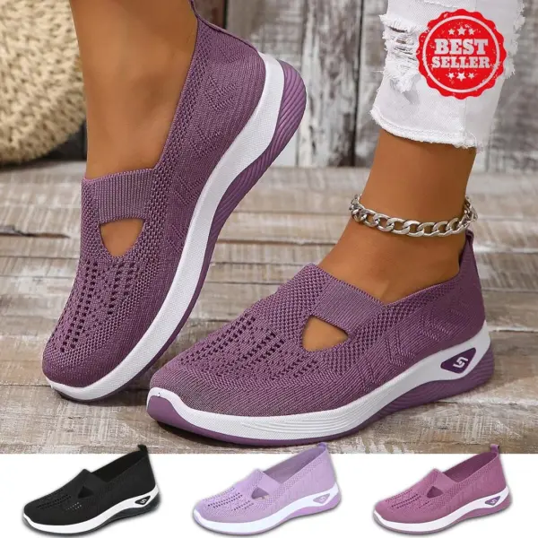 Last Day Promotion 40% OFF - Women's Woven Orthopedic Breathable Soft Shoes