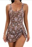 Last Day Promotion 50% OFF - Women's Swim Romper Built-in Bra