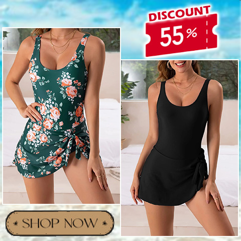 Last Day Promotion 60% OFF - Women’s Tummy Control Slim Fit Plus Size One Piece Swimsuit