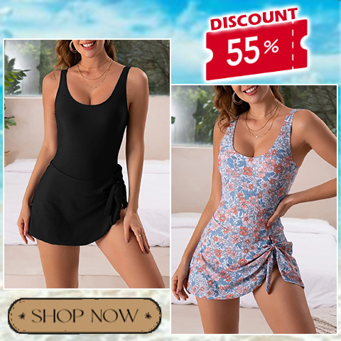 Last Day Promotion 60% OFF - Women’s Tummy Control Slim Fit Plus Size One Piece Swimsuit