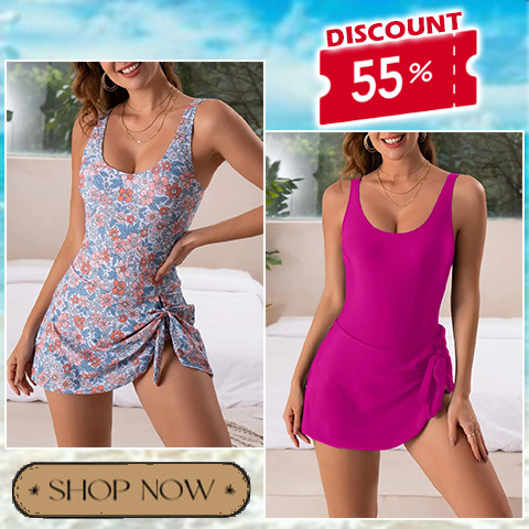 Last Day Promotion 60% OFF - Women’s Tummy Control Slim Fit Plus Size One Piece Swimsuit